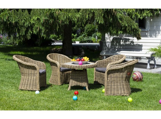 "Равенна" кресло детское плетеное, цвет соломенный в Ростове-на-Дону