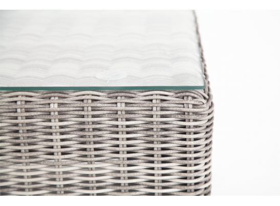 "Боно" журнальный столик из искусственного ротанга, цвет серый в Ростове-на-Дону