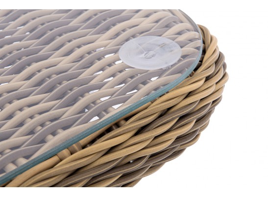 "Прованс" столик журнальный из ротанга, цвет соломенный в Ростове-на-Дону