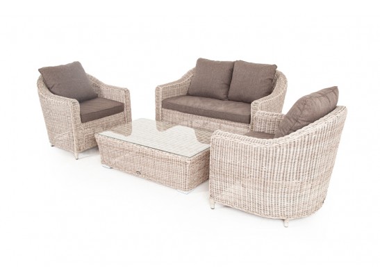 "Кон Панна" лаунж-зона из искусственного ротанга, цвет бежевый в Ростове-на-Дону