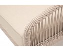 "Канны" модульная угловая лаунж-зона из роупа (веревки) со столом "Диего" (молочный), цвет бежевый в Ростове-на-Дону