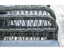 "Цесена" обеденная группа плетеная из искусственного ротанга, цвет графит в Ростове-на-Дону