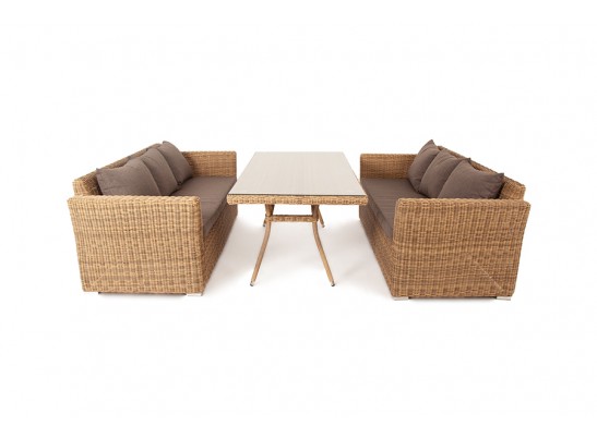 "Мокко Дабл" обеденная группа из искусственного ротанга, цвет соломенный в Ростове-на-Дону "Мокко Дабл" обеденная группа из искусственного ротанга, цвет соломенный в Ростове-на-Дону