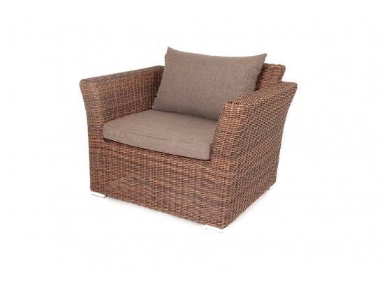 "Капучино" кресло из искусственного ротанга, цвет коричневый в Ростове-на-Дону