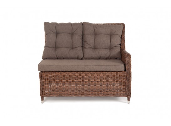 "Бергамо" модульный диван из ротанга, цвет коричневый в Ростове-на-Дону