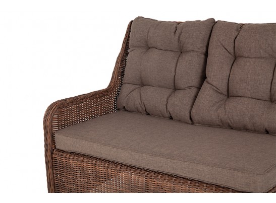 "Бергамо" модульный диван из ротанга, цвет коричневый в Ростове-на-Дону