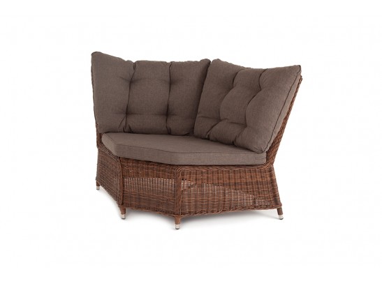 "Бергамо" модульный диван из ротанга, цвет коричневый в Ростове-на-Дону