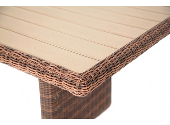 "Бергамо" плетеный обеденный стол, цвет коричневый в Ростове-на-Дону "Бергамо" плетеный обеденный стол, цвет коричневый в Ростове-на-Дону