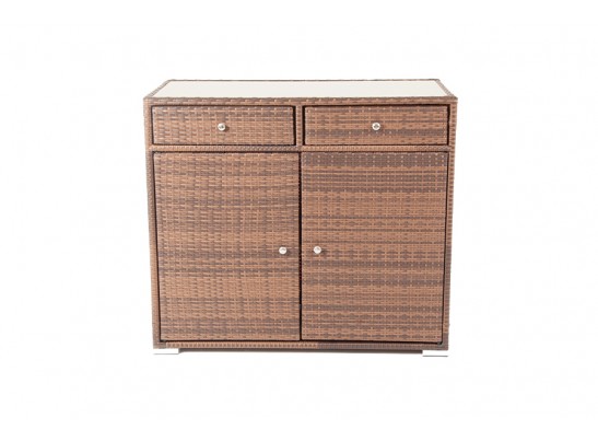 "Мальта" тумба плетеная из искусственного ротанга, цвет коричневый в Ростове-на-Дону