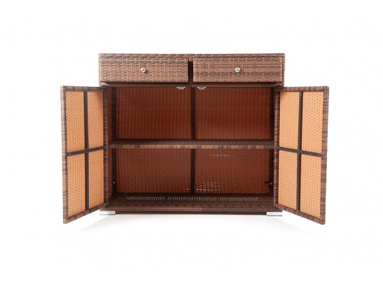 "Мальта" тумба плетеная из искусственного ротанга, цвет коричневый в Ростове-на-Дону