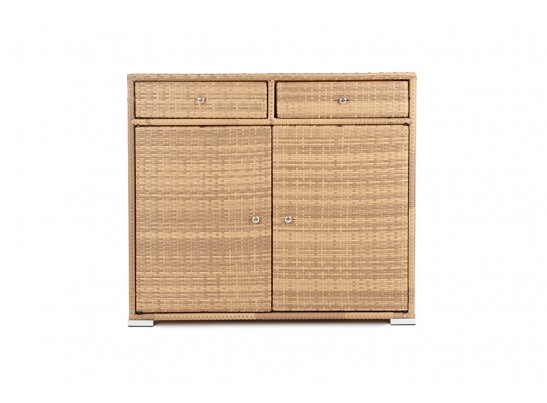 "Мальта" тумба плетеная из искусственного ротанга, цвет соломенный в Ростове-на-Дону