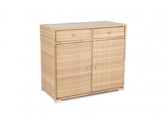 "Мальта" тумба плетеная из искусственного ротанга, цвет соломенный в Ростове-на-Дону