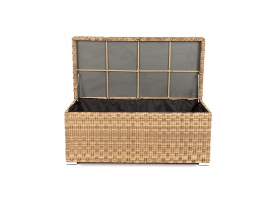 "Порту" сундук водонепроницаемый из искусственного ротанга, цвет соломенный в Ростове-на-Дону