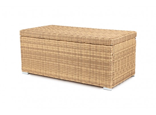 "Порту" сундук водонепроницаемый из искусственного ротанга, цвет соломенный в Ростове-на-Дону