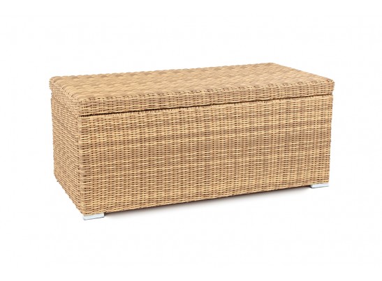 "Порту" сундук водонепроницаемый из искусственного ротанга, цвет соломенный в Ростове-на-Дону