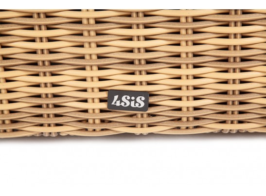 "Порту" сундук водонепроницаемый из искусственного ротанга, цвет соломенный в Ростове-на-Дону