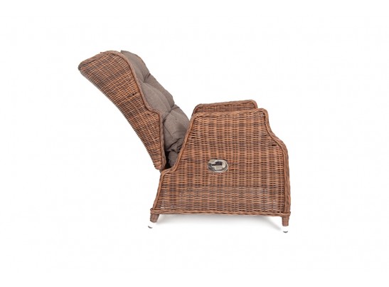 "Форио" кресло раскладное плетеное, цвет коричневый в Ростове-на-Дону