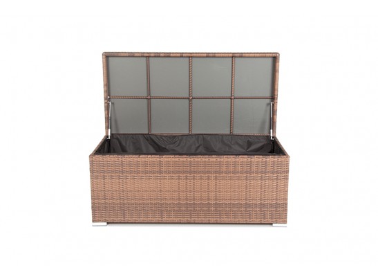 "Порту" сундук водонепроницаемый из искусственного ротанга, цвет коричневый в Ростове-на-Дону