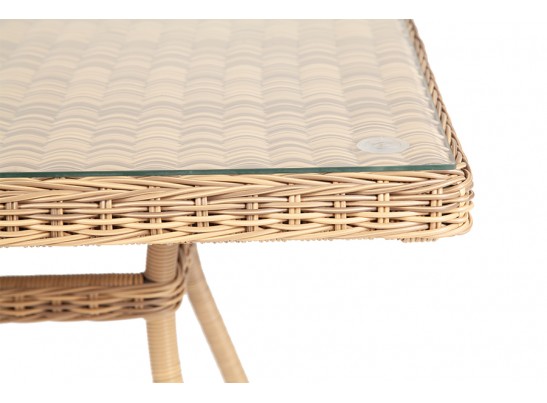 "Айриш" стол плетеный из искусственного ротанга, цвет соломенный в Ростове-на-Дону