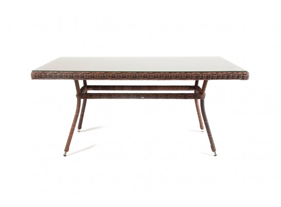 "Латте" плетеный стол из искусственного ротанга 140х80см, цвет коричневый в Ростове-на-Дону
