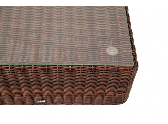 "Лунго" журнальный столик плетеный, цвет коричневый в Ростове-на-Дону