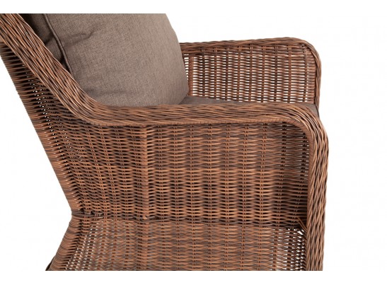 "Гляссе" кресло плетеное из искусственого ротанга, цвет коричневый в Ростове-на-Дону