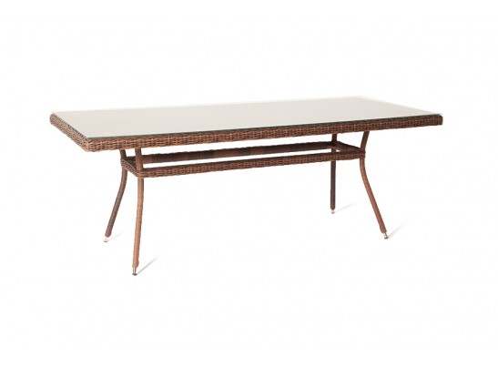 "Латте" плетеный стол из искусственного ротанга 160х90см, цвет коричневый в Ростове-на-Дону