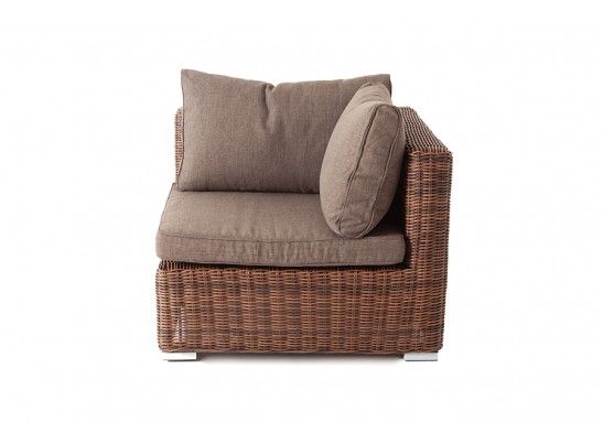 "Лунго" трансформирующийся диван из искусственного ротанга, цвет коричневый в Ростове-на-Дону
