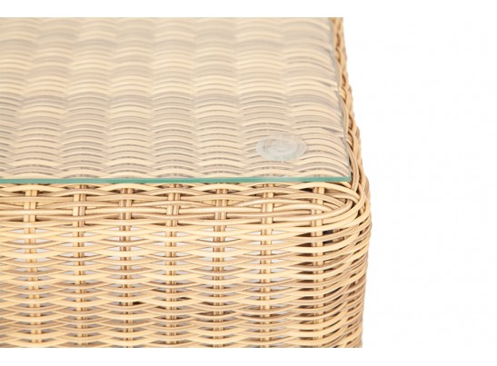 "Кон Панна" столик журнальный из искусственного ротанга, цвет соломенный в Ростове-на-Дону