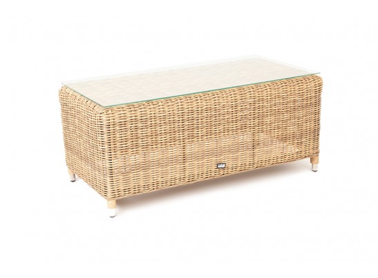 "Кон Панна" столик журнальный из искусственного ротанга, цвет соломенный в Ростове-на-Дону