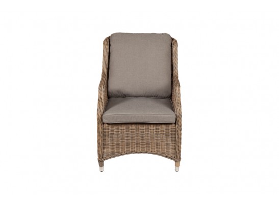 "Неаполь" плетеный стул из искусственного ротанга, цвет серо-соломенный в Ростове-на-Дону