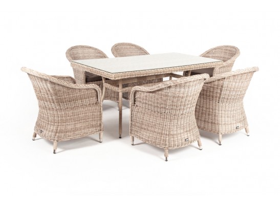 "Эспрессо" обеденная группа плетеная, цвет бежевый в Ростове-на-Дону