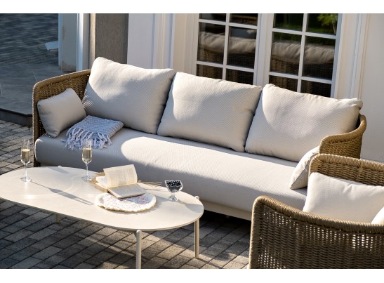 "Аликанте" лаунж-зона из искусственного ротанга, цвет соломенный в Ростове-на-Дону "Аликанте" лаунж-зона из искусственного ротанга, цвет соломенный в Ростове-на-Дону