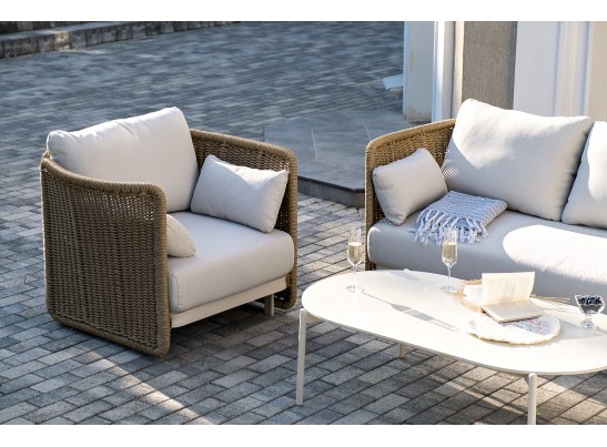 "Аликанте" лаунж-зона из искусственного ротанга, цвет соломенный в Ростове-на-Дону "Аликанте" лаунж-зона из искусственного ротанга, цвет соломенный в Ростове-на-Дону