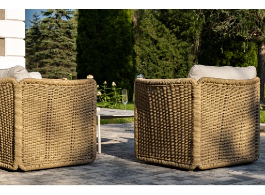 "Аликанте" лаунж-зона из искусственного ротанга, цвет соломенный в Ростове-на-Дону "Аликанте" лаунж-зона из искусственного ротанга, цвет соломенный в Ростове-на-Дону