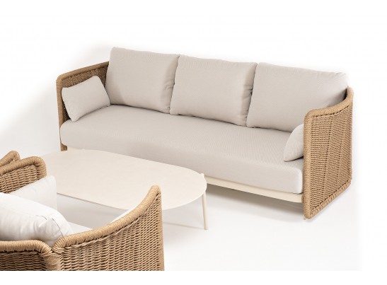 "Аликанте" лаунж-зона из искусственного ротанга, цвет соломенный в Ростове-на-Дону "Аликанте" лаунж-зона из искусственного ротанга, цвет соломенный в Ростове-на-Дону