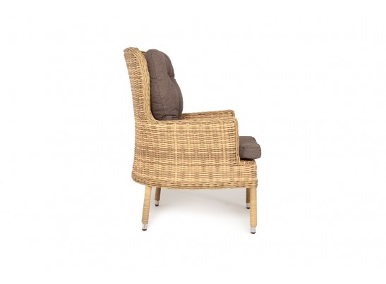 "Алиса" кресло плетеное, цвет соломенный в Ростове-на-Дону