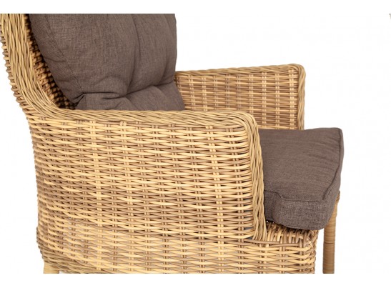 "Алиса" кресло плетеное, цвет соломенный в Ростове-на-Дону