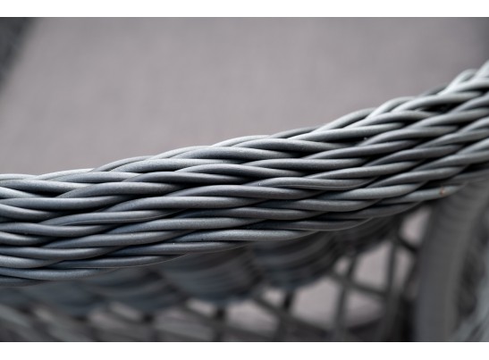 "Амароне" обеденная группа из искусственного ротанга на 6 персон, цвет графит в Ростове-на-Дону