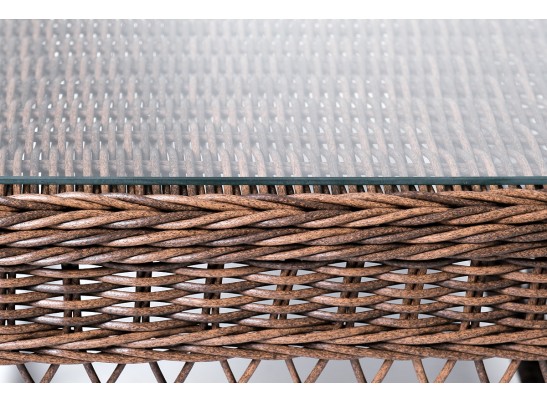 "Асти" лаунж-зона из искусственного ротанга на 4 персоны, цвет коричневый в Ростове-на-Дону "Асти" лаунж-зона из искусственного ротанга на 4 персоны, цвет коричневый в Ростове-на-Дону