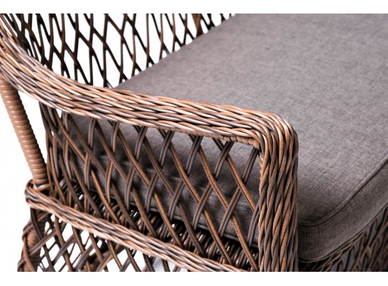 "Асти" лаунж-зона из искусственного ротанга на 4 персоны, цвет коричневый в Ростове-на-Дону "Асти" лаунж-зона из искусственного ротанга на 4 персоны, цвет коричневый в Ростове-на-Дону