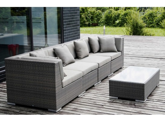 "Беллуно" столик журнальный из ротанга, цвет серо-коричневый в Ростове-на-Дону