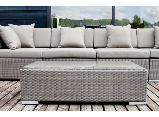 "Беллуно" столик журнальный из ротанга, цвет серо-коричневый в Ростове-на-Дону