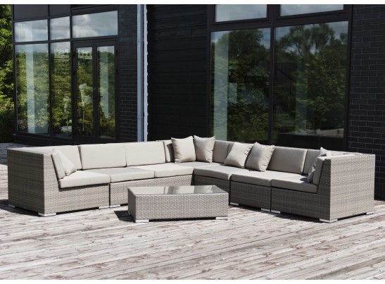 "Беллуно" столик журнальный из ротанга, цвет серо-коричневый в Ростове-на-Дону