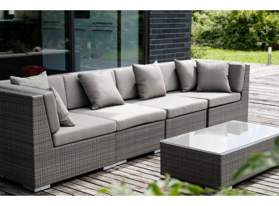 "Беллуно" столик журнальный из ротанга, цвет серо-коричневый в Ростове-на-Дону