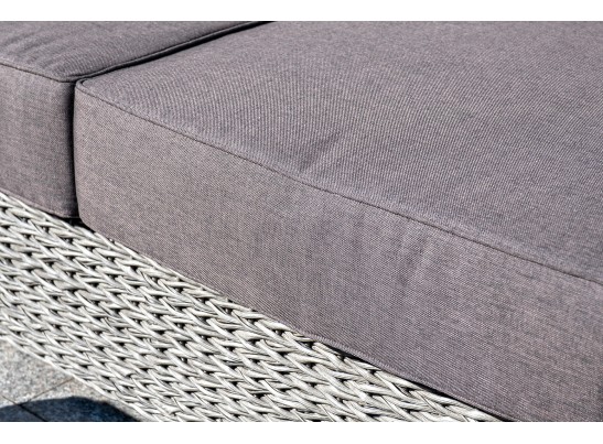 "Боно" лаунж-зона из искусственного ротанга (гиацинт), цвет серый в Ростове-на-Дону