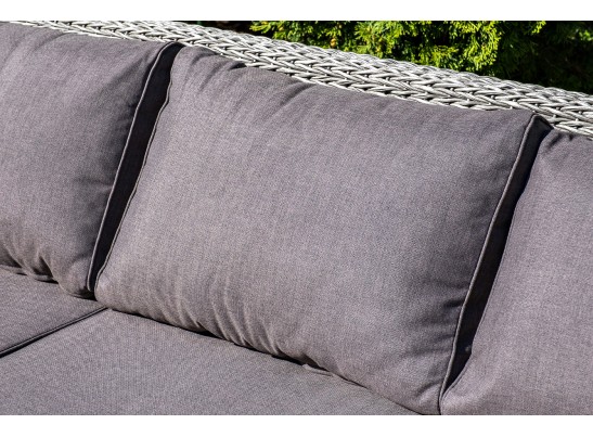 "Боно" лаунж-зона из искусственного ротанга (гиацинт), цвет серый в Ростове-на-Дону