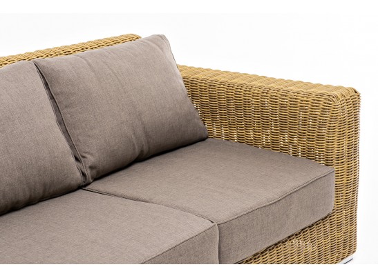 "Боно" лаунж-зона из искусственного ротанга, цвет соломенный в Ростове-на-Дону "Боно" лаунж-зона из искусственного ротанга, цвет соломенный в Ростове-на-Дону