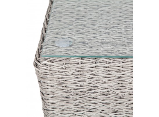 "Боно" журнальный столик из искусственного ротанга (гиацинт), цвет серый в Ростове-на-Дону "Боно" журнальный столик из искусственного ротанга (гиацинт), цвет серый в Ростове-на-Дону