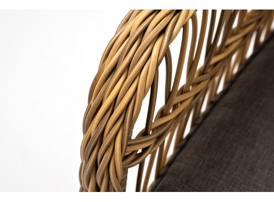 "Цесена" кресло плетеное из искусственного ротанга, цвет соломенный в Ростове-на-Дону